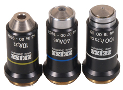 Set of Carl Zeiss Objectives (2376)